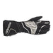 Alpinestars TECH-1 ZX V2 Racing Gloves - Black / White Front - Fast Racer