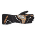 Alpinestars TECH-1 ZX V2 Racing Gloves - Black / Fluo Orange Front - Fast Racer