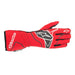 Alpinestars TECH-1 ZX V2 Racing Gloves - Red / Black / White Front - Fast Racer