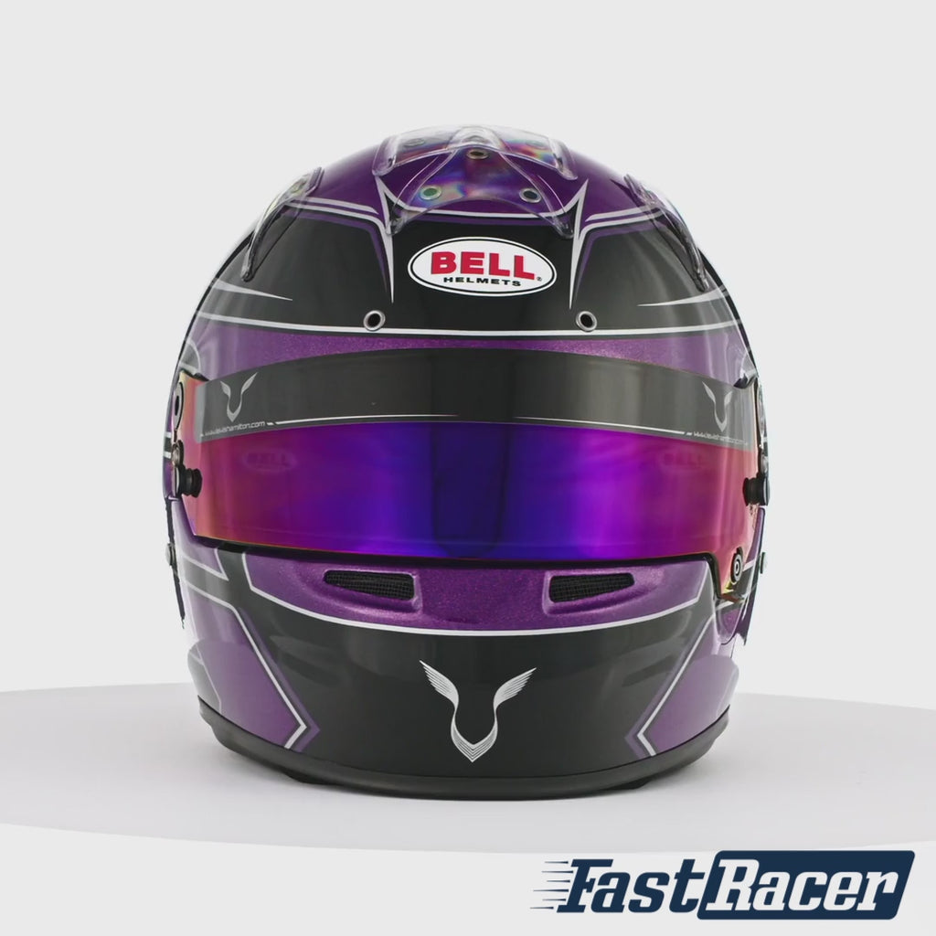 Buy Bell KC7-CMR Kart Helmet - Lewis Hamilton 2020 Purple Black - Fast Racer
