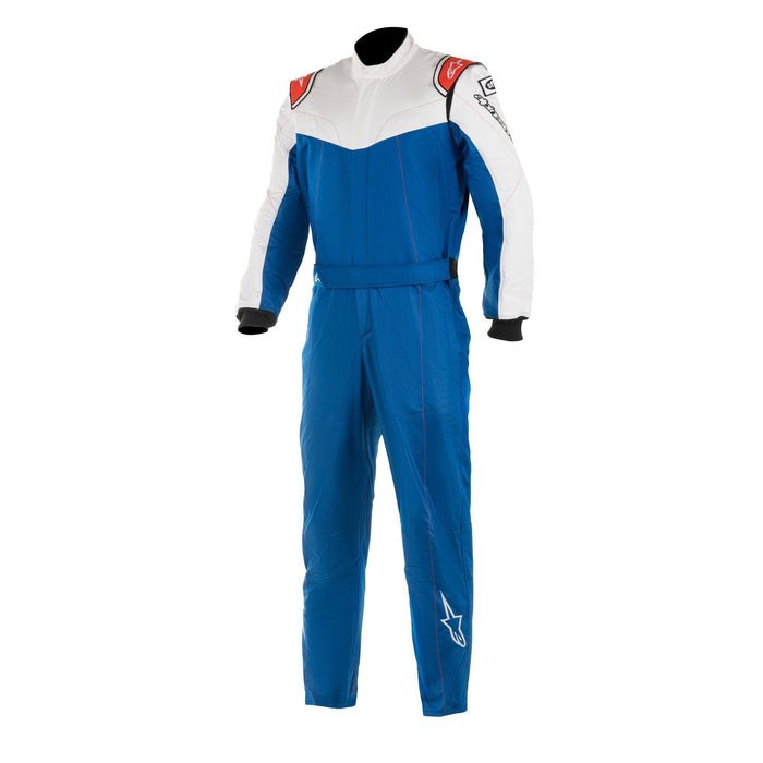 Alpinestars STRATOS Bootcut Racing Suit - Royal Blue/White/Red - Front - Fast Racer