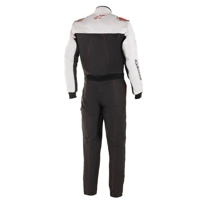 Alpinestars STRATOS Bootcut Racing Suit - Black/White/Red - Back - Fast Racer