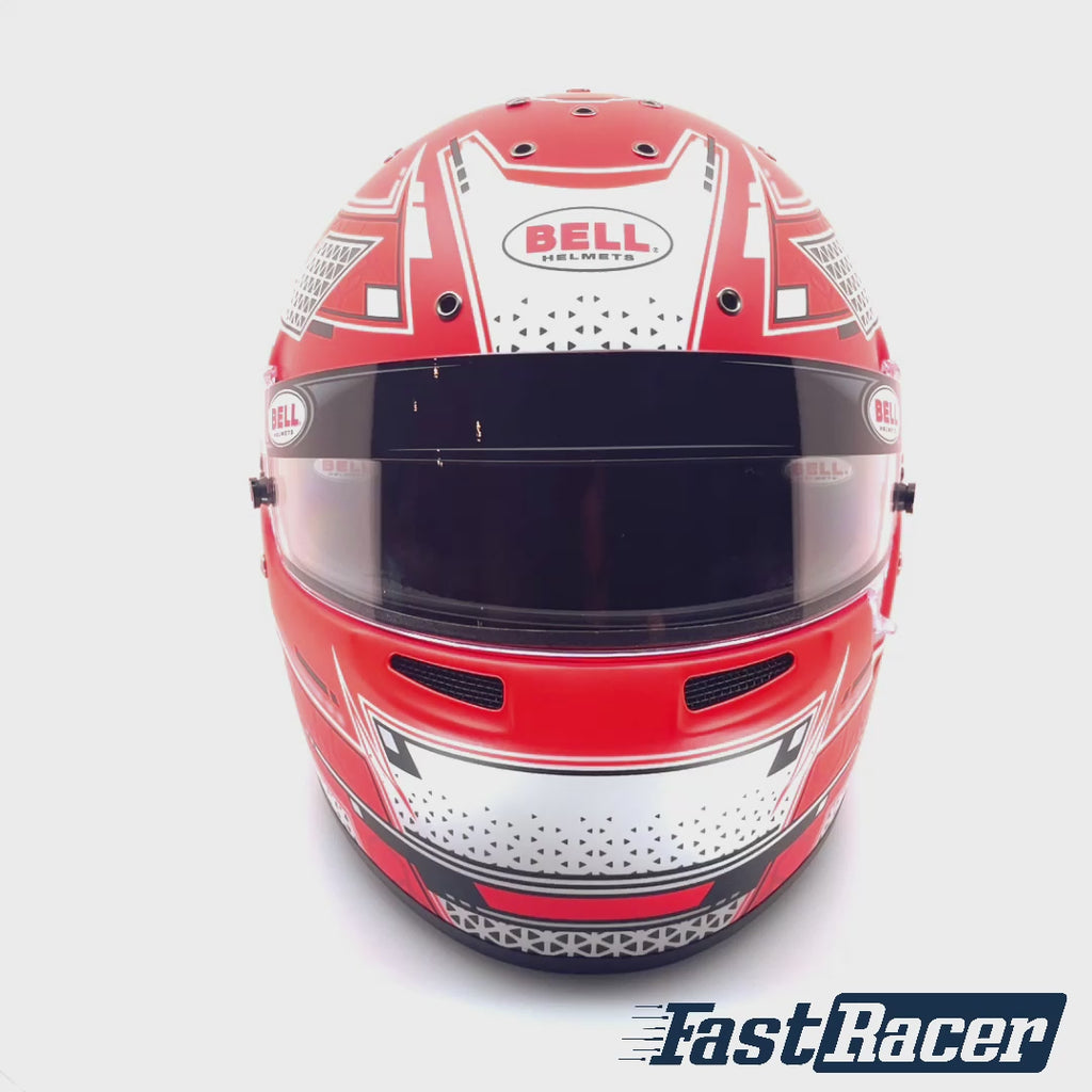 Buy Bell RS7 Pro Racing Helmet - Snell SA2020 - Stamina Red - Fast Racer - With Logo