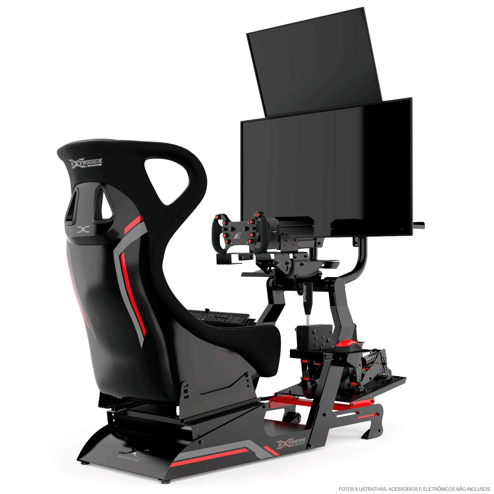 Extreme SimRacing Add On Top TV/Monitor Stand — FAST RACER