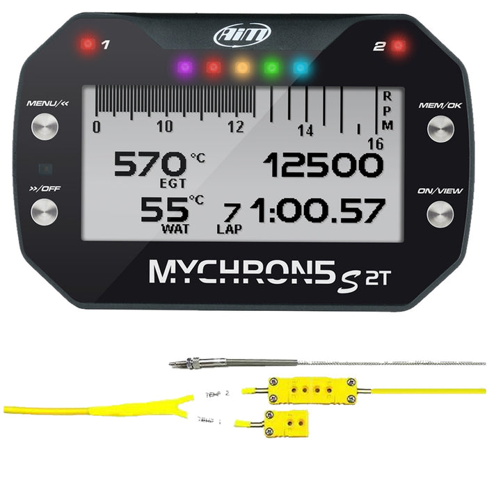 AIM MyChron5 S 2T Dash Logger / Kart Lap Timer With GPS — FAST RACER