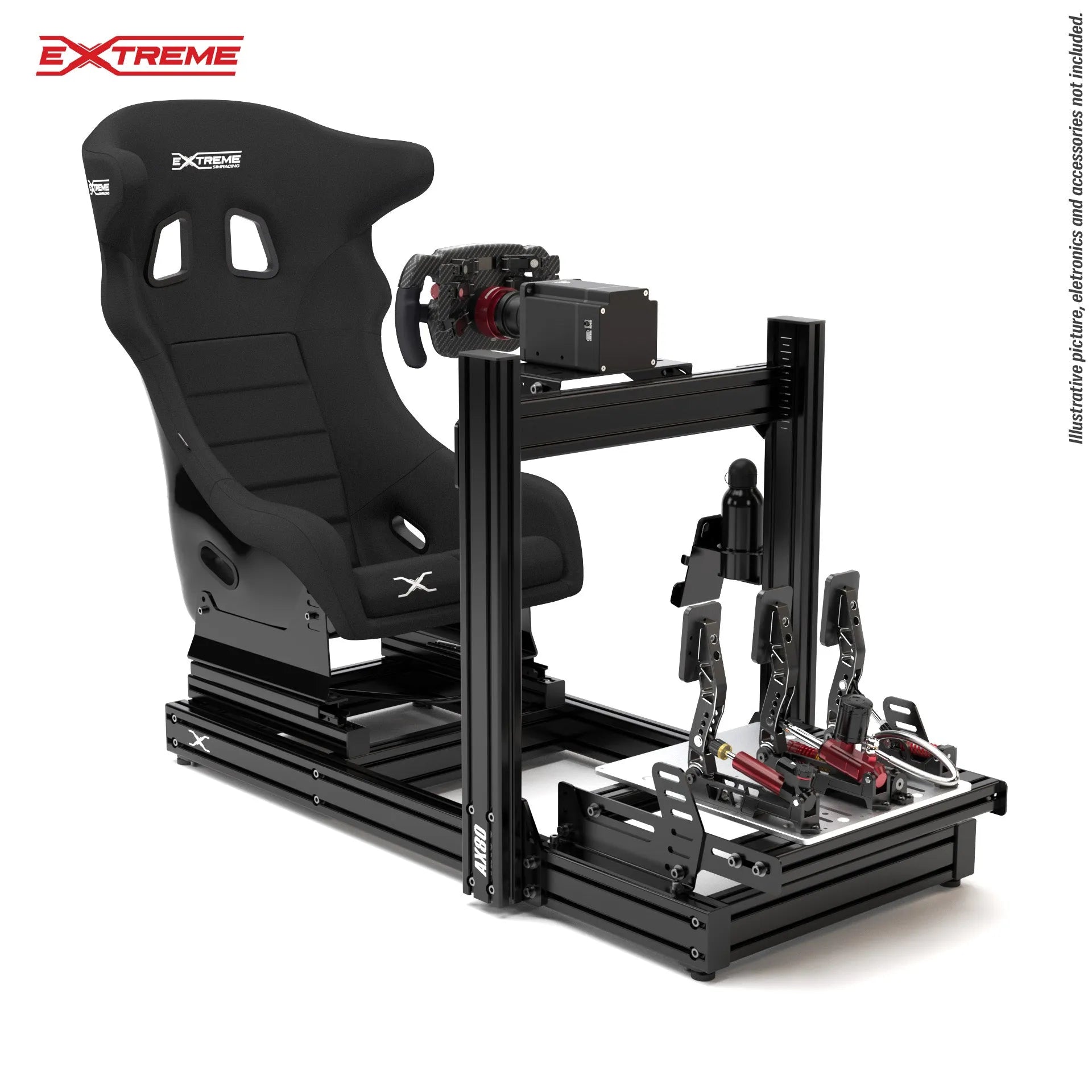 Extreme SimRacing AX80 Aluminum Profile Sim Racing Rig — FAST RACER
