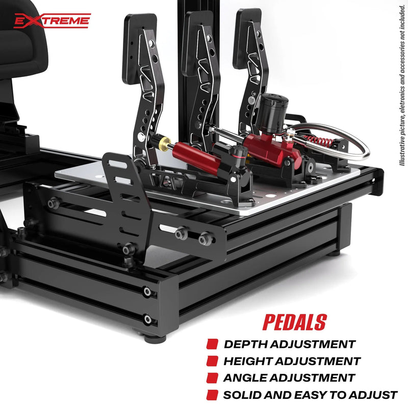 Extreme SimRacing AX80 Aluminum Profile Sim Racing Rig - FAST RACER