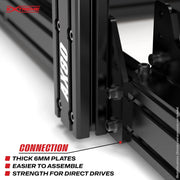 Extreme SimRacing AX80 Aluminum Profile Sim Racing Rig - FAST RACER