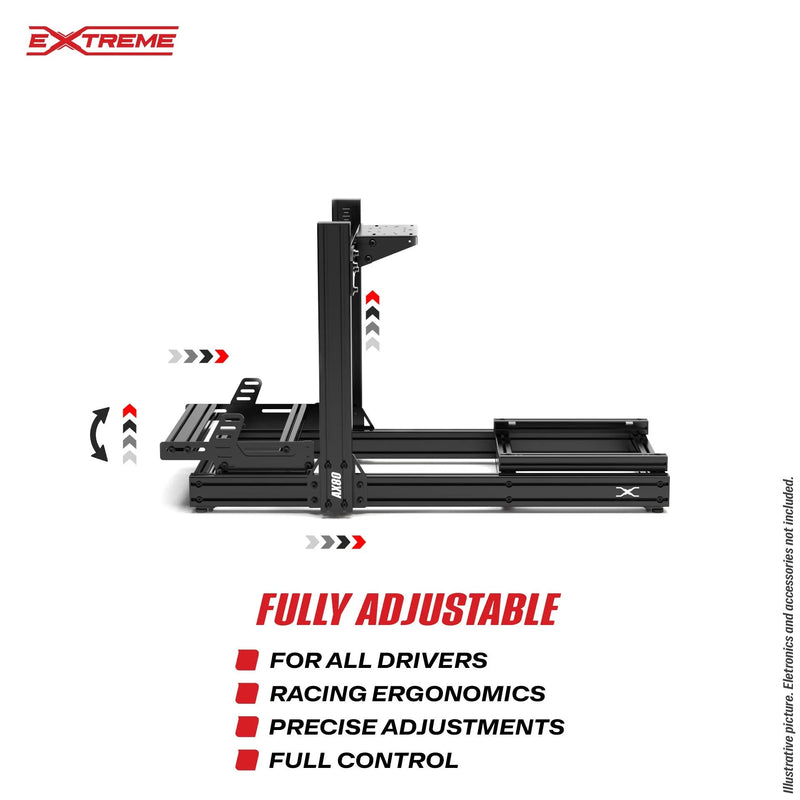 Extreme SimRacing AX80 Aluminum Profile Sim Racing Rig - FAST RACER