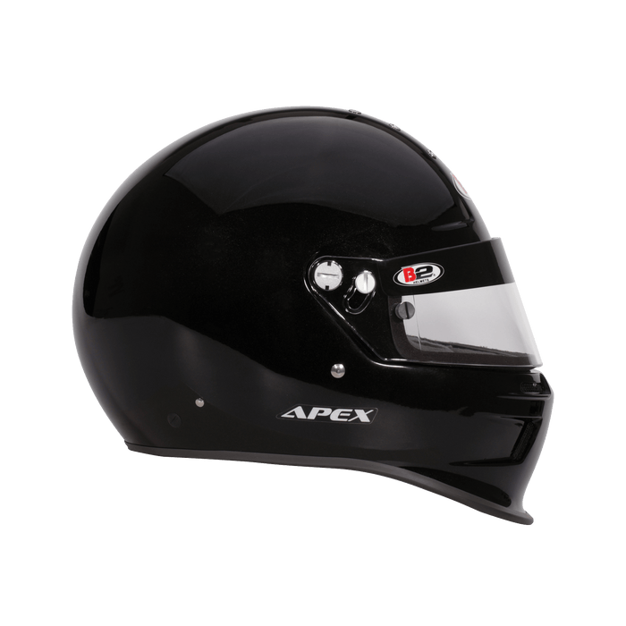 B2 APEX Helmet SA2020 - Black - Right - Fast Racer
