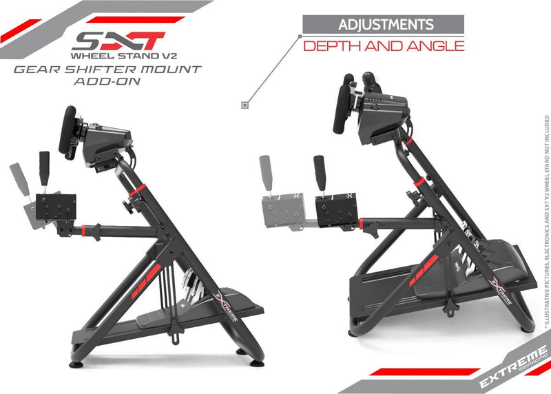 Extreme SimRacing Bottom Mount For Gear Shifter: Fits SXT V2 Model - FAST RACER