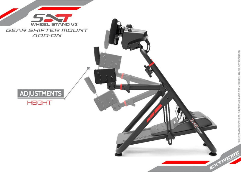 Extreme SimRacing Bottom Mount For Gear Shifter: Fits SXT V2 Model - FAST RACER