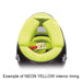 Bell Carbon Fiber Helmets With custom Interior Lining Colors - Example of Neon Yellow Interior Lining - Fast Racer