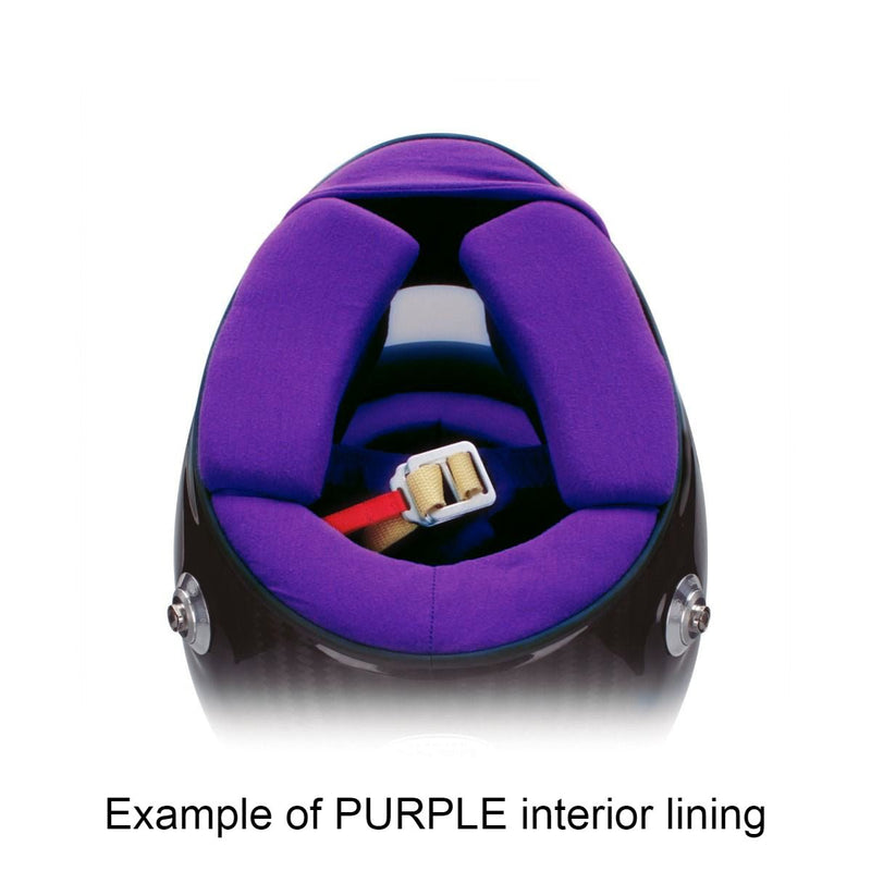 Bell HP77 Carbon Helmet, NON - Duckbill, With Custom Lining Colors - FAST RACER