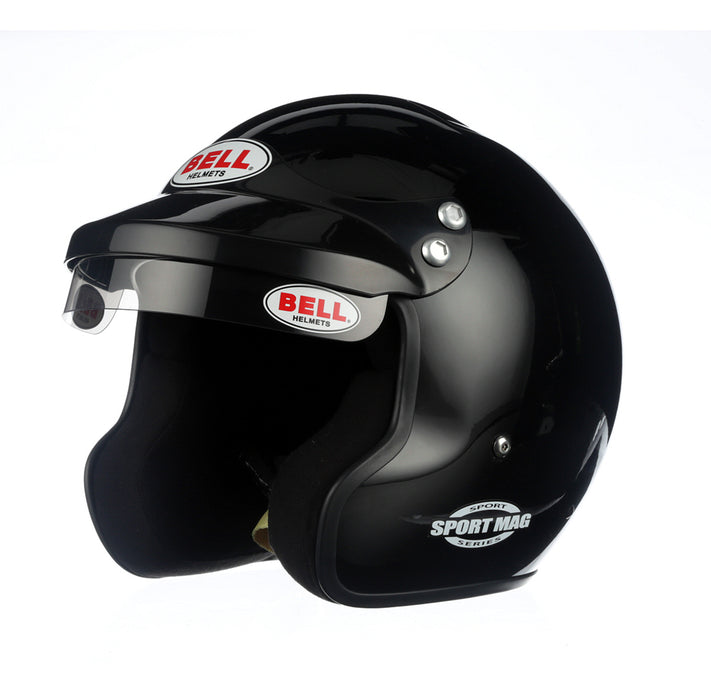 Bell Sport Mag Open Face Racing Helmet - Snell SA2020 - Black Left Front - Fast Racer