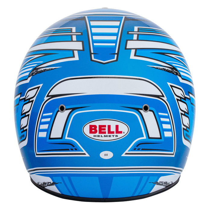 Bell KC7-CMR Champion Blue Youth Kart Helmet - Back - Fast Racer