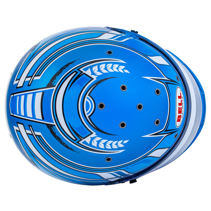Bell KC7-CMR Champion Blue Youth Kart Helmet - Top - Fast Racer