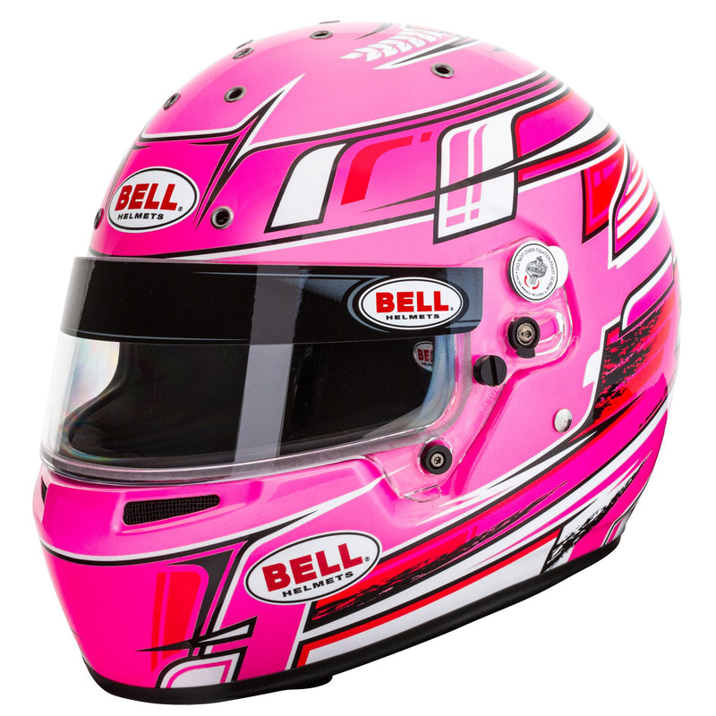 Bell KC7 - CMR Champion Pink Kart Helmet - FIA/Snell CMR / FREE GIFT - FAST RACER