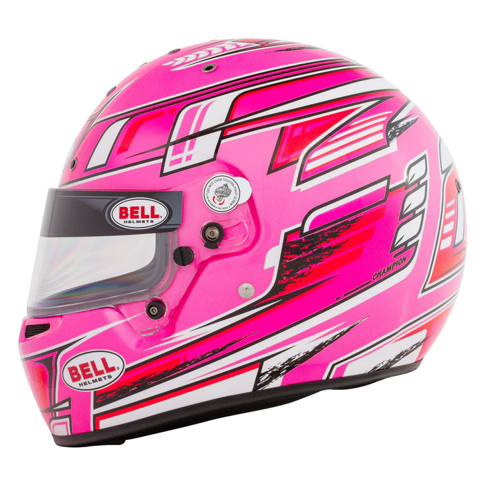 Bell KC7-CMR Champion Pink Kart Helmet - FIA/Snell CMR / FREE GIFT ...