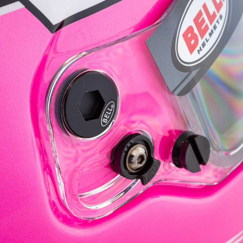 bell pint bike helmet gloss pink Bell KC7-CMR Champion Pink Kart Helmet - FIA/Snell CMR, Champion Pink