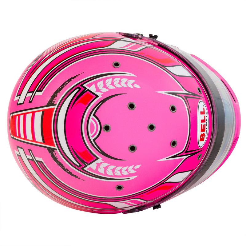 Bell KC7 - CMR Champion Pink Kart Helmet - FIA/Snell CMR / FREE GIFT - FAST RACER