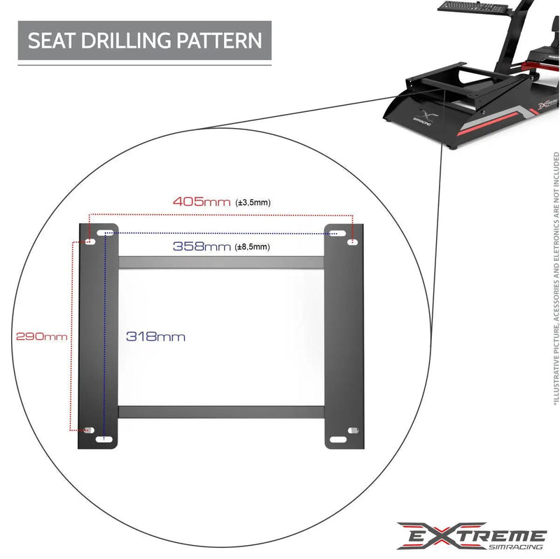 Extreme SimRacing Chassis 3.0 - Full of Accessories - FAST RACER