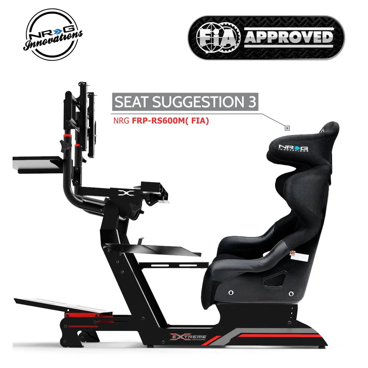 Sim Racing Chassis Struts Extreme SimRacing Chassis 3.0 - Full of Accessories — FAST RACER