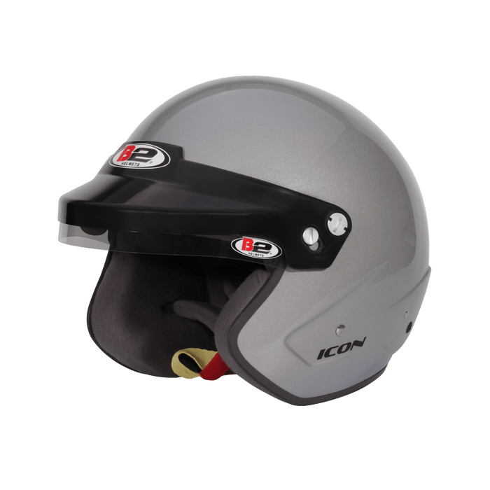 B2 ICON Helmet SA2020 - Silver - Fast Racer