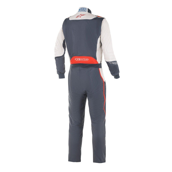 Alpinestars Race Fire Suit GP PRO Comp | Silver Asphalt White Red- Fast Racer