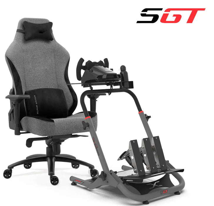Extreme SimRacing Wheel Stand SGT Nardo Grey Edition (Wheel Locks Included)