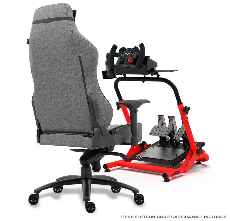 Extreme SimRacing Wheel Stand SGT Red Edition (Wheel Locks Included) - FAST RACER