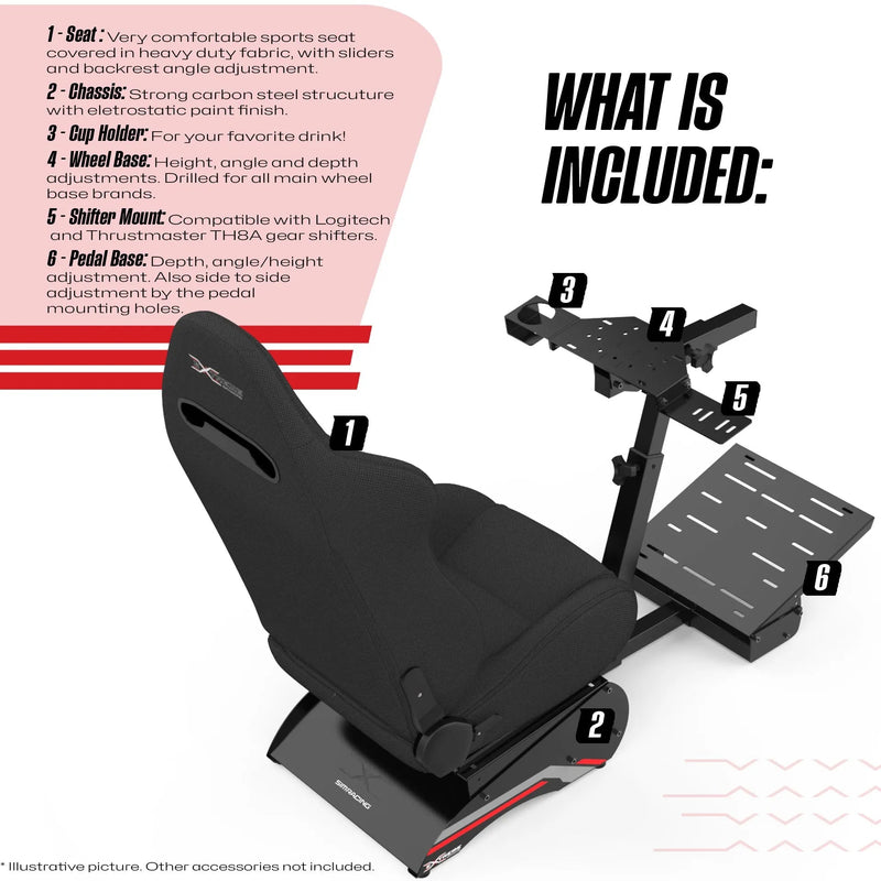 Extreme SimRacing Cockpit Compact 2.0 - FAST RACER