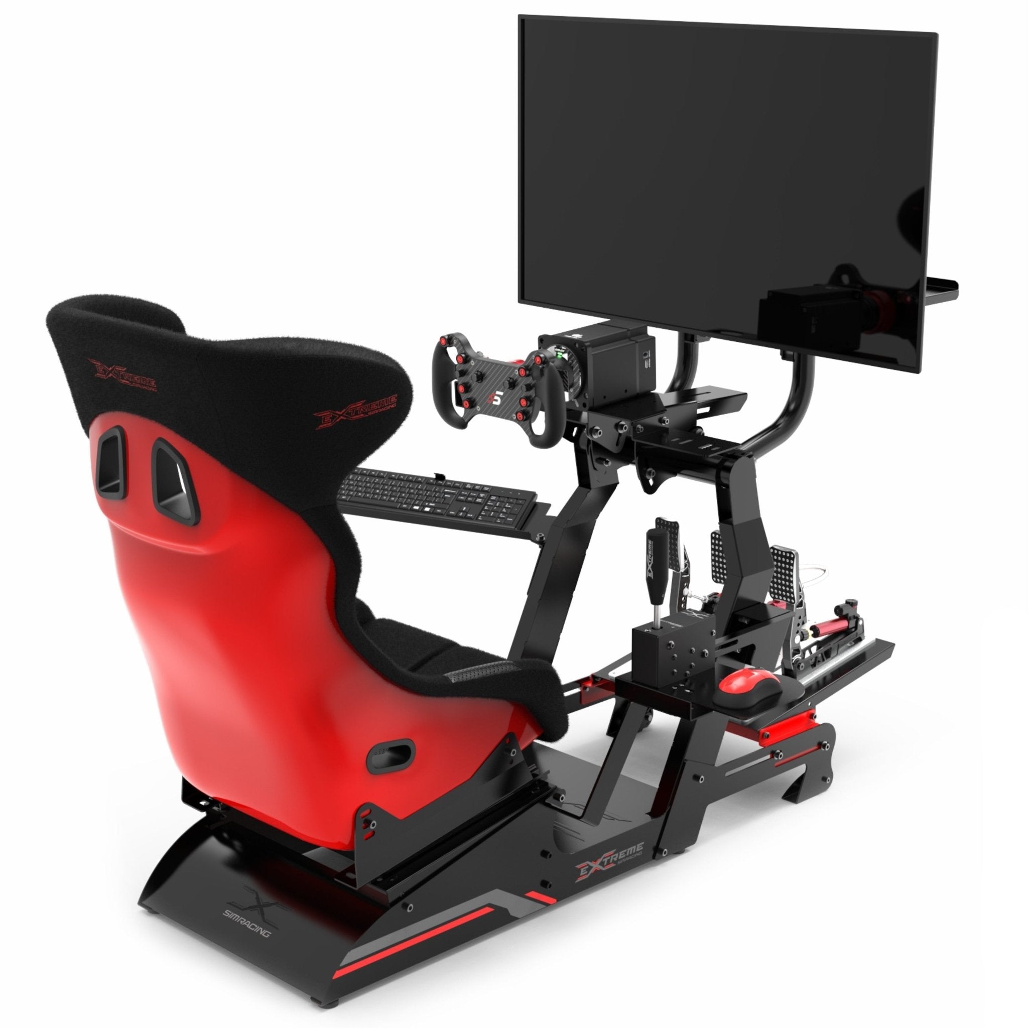 Extreme SimRacing Cockpit P1 3.0 Fully Accessorized — FAST RACER