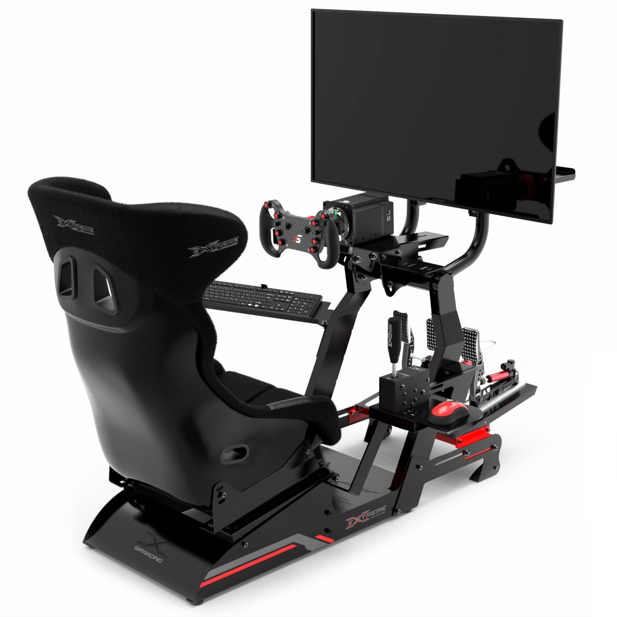 Extreme SimRacing Cockpit P1 3.0 Fully Accessorized — FAST RACER