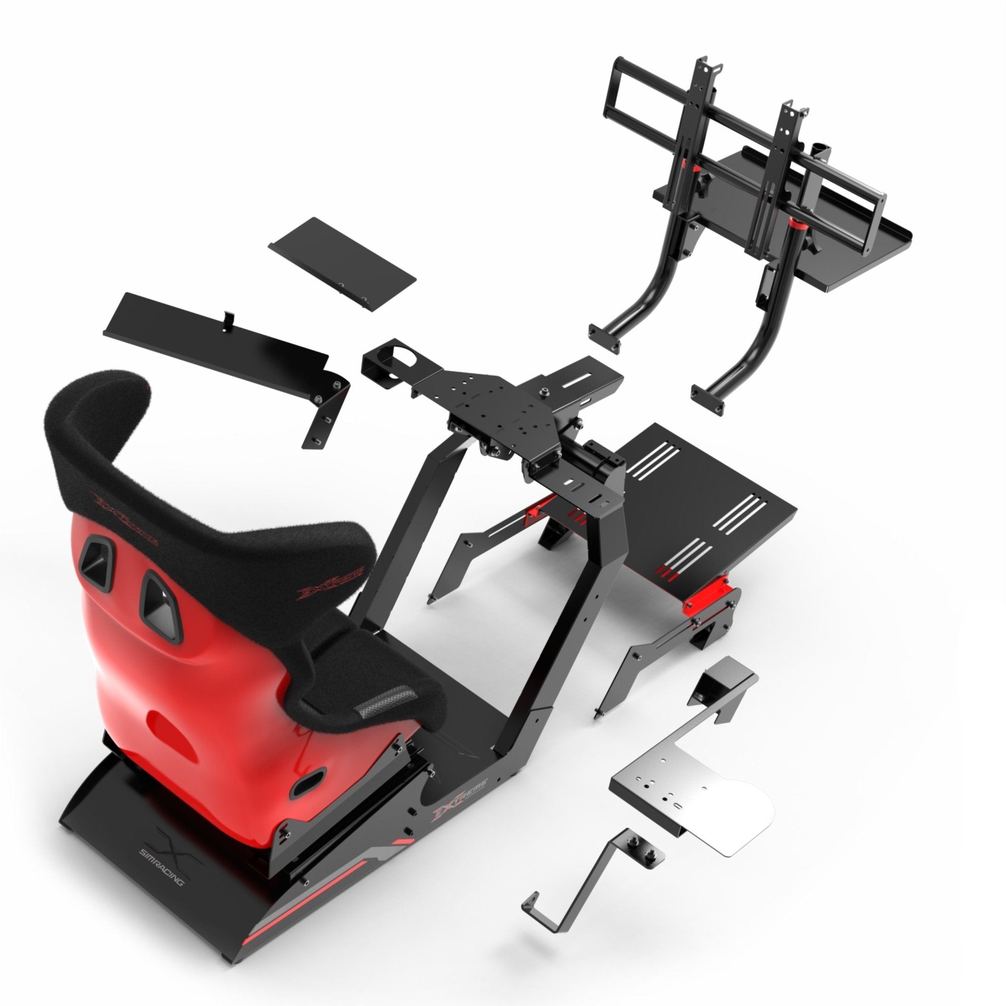 Extreme SimRacing Cockpit P1 3.0 Fully Accessorized — FAST RACER
