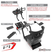 Extreme SimRacing Cockpit P1 3.0 Fully Accessorized - FAST RACER