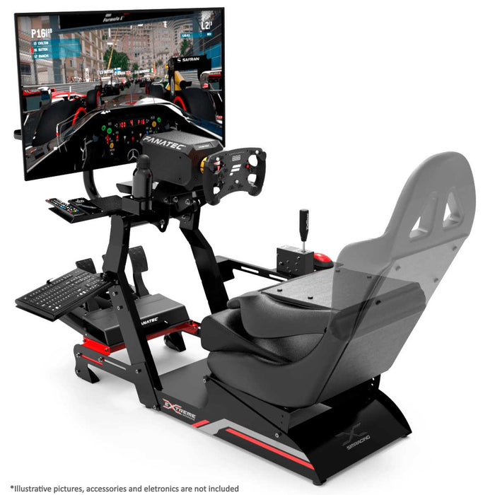 Extreme SimRacing Cockpit Virtual Experience 3.0 Fully Accessorized ...