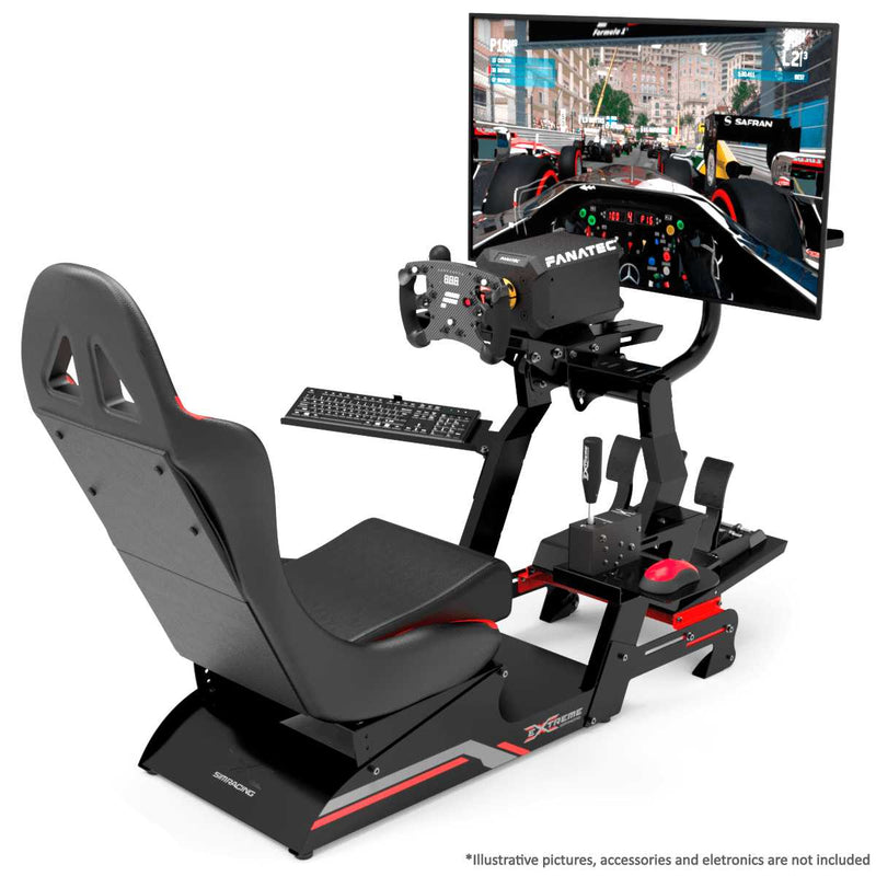 Extreme SimRacing Cockpit Virtual Experience 3.0 Fully Accessorized - FAST RACER