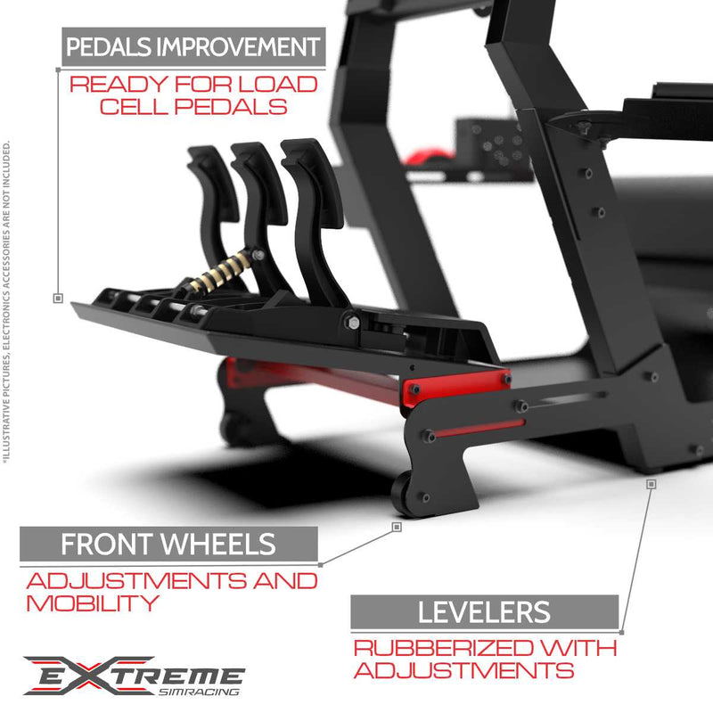 Extreme SimRacing Cockpit Virtual Experience 3.0 Fully Accessorized - FAST RACER
