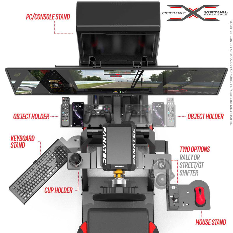 Extreme SimRacing Cockpit Virtual Experience 3.0 Fully Accessorized - FAST RACER