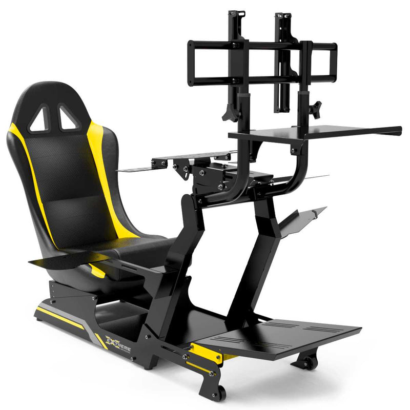 Extreme SimRacing Cockpit Virtual Experience 3.0 Fully Accessorized - FAST RACER