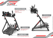 Extreme SimRacing Wheel Stand SXT V2 Black Edition - FAST RACER