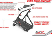Extreme SimRacing Wheel Stand SXT V2 Black Edition - FAST RACER