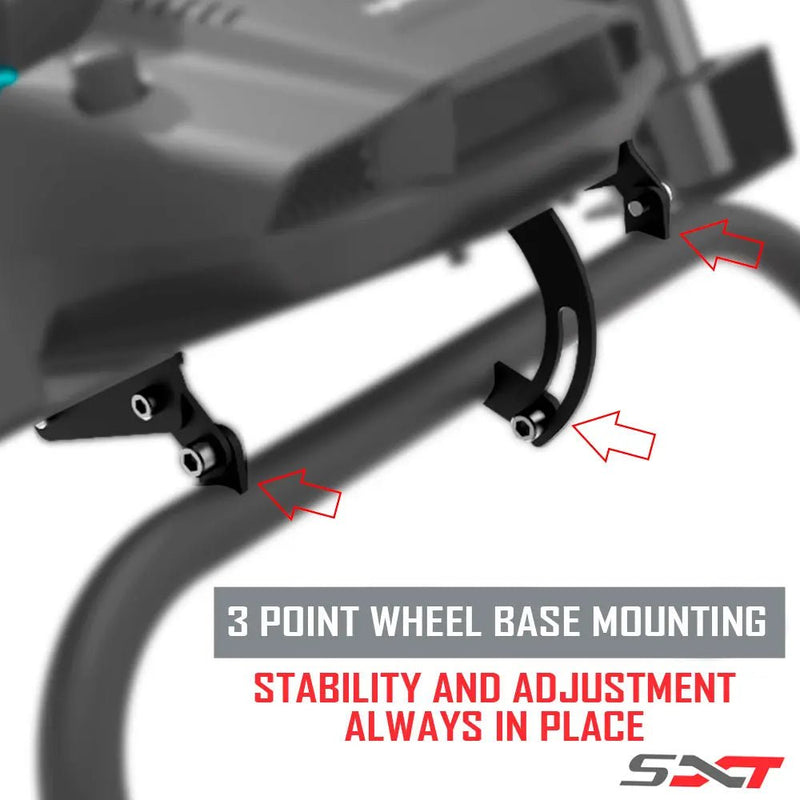 Extreme SimRacing Wheel Stand SXT V2 Red Edition (Wheel Locks Included) - FAST RACER
