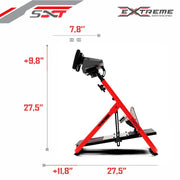 Extreme SimRacing Wheel Stand SXT V2 Red Edition (Wheel Locks Included) - FAST RACER