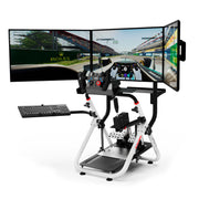 Extreme SimRacing Wheel Stand SXT V2 White Edition (Wheel Locks Included) - FAST RACER