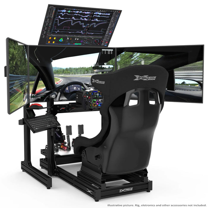 Extreme SimRacing Top Screen Add On For Aluminum Profile TV Stand