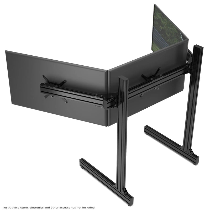 Extreme SimRacing Triple Screen Add On For Aluminum Profile TV Stand - FAST RACER