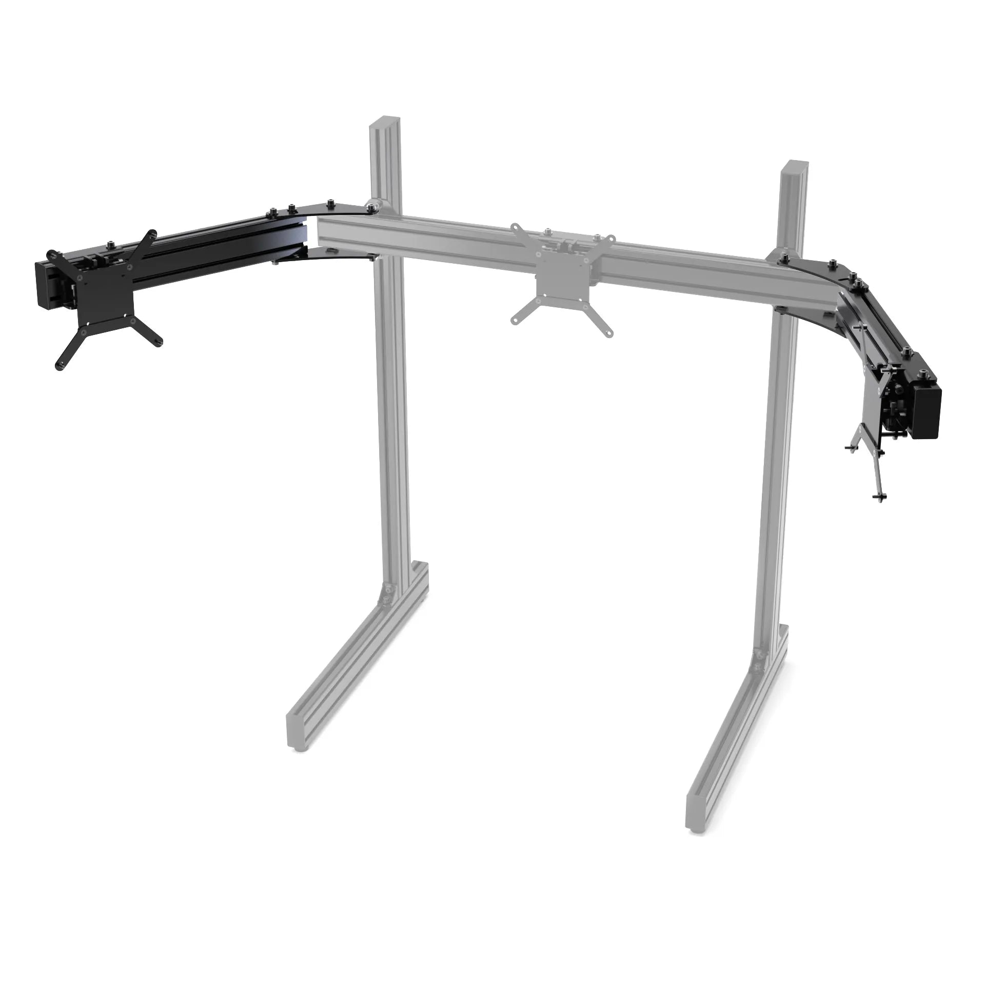 Extreme SimRacing Triple Screen Add On For Aluminum Profile TV