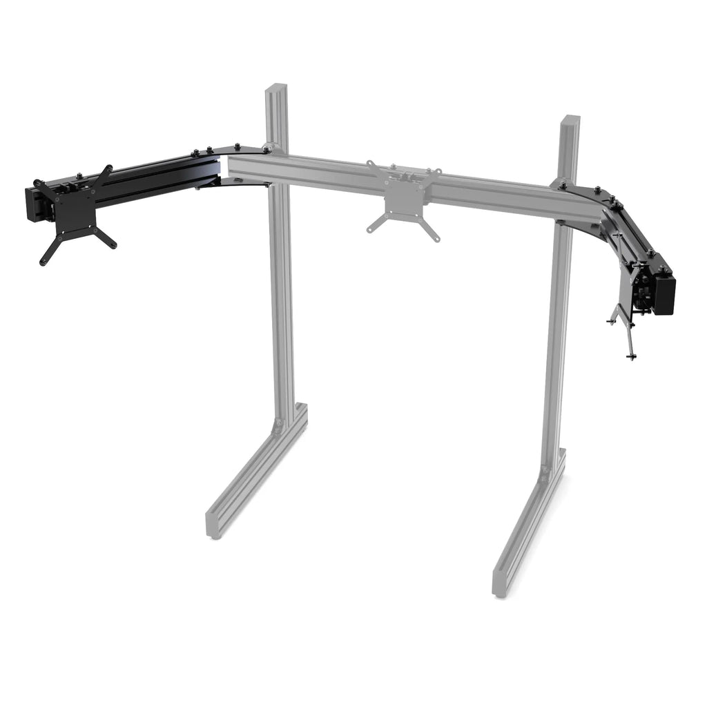 Extreme SimRacing Triple Screen Add On For Aluminum Profile TV